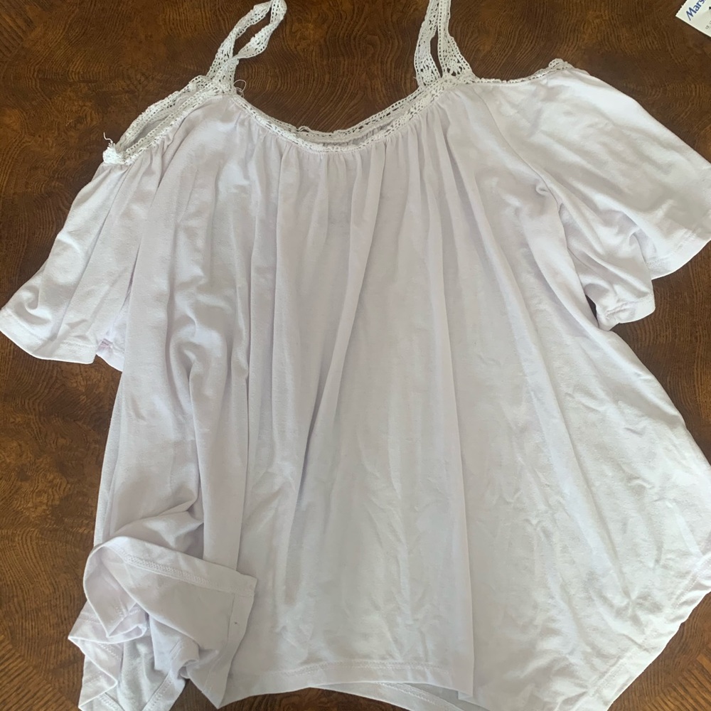 White flowy shirt